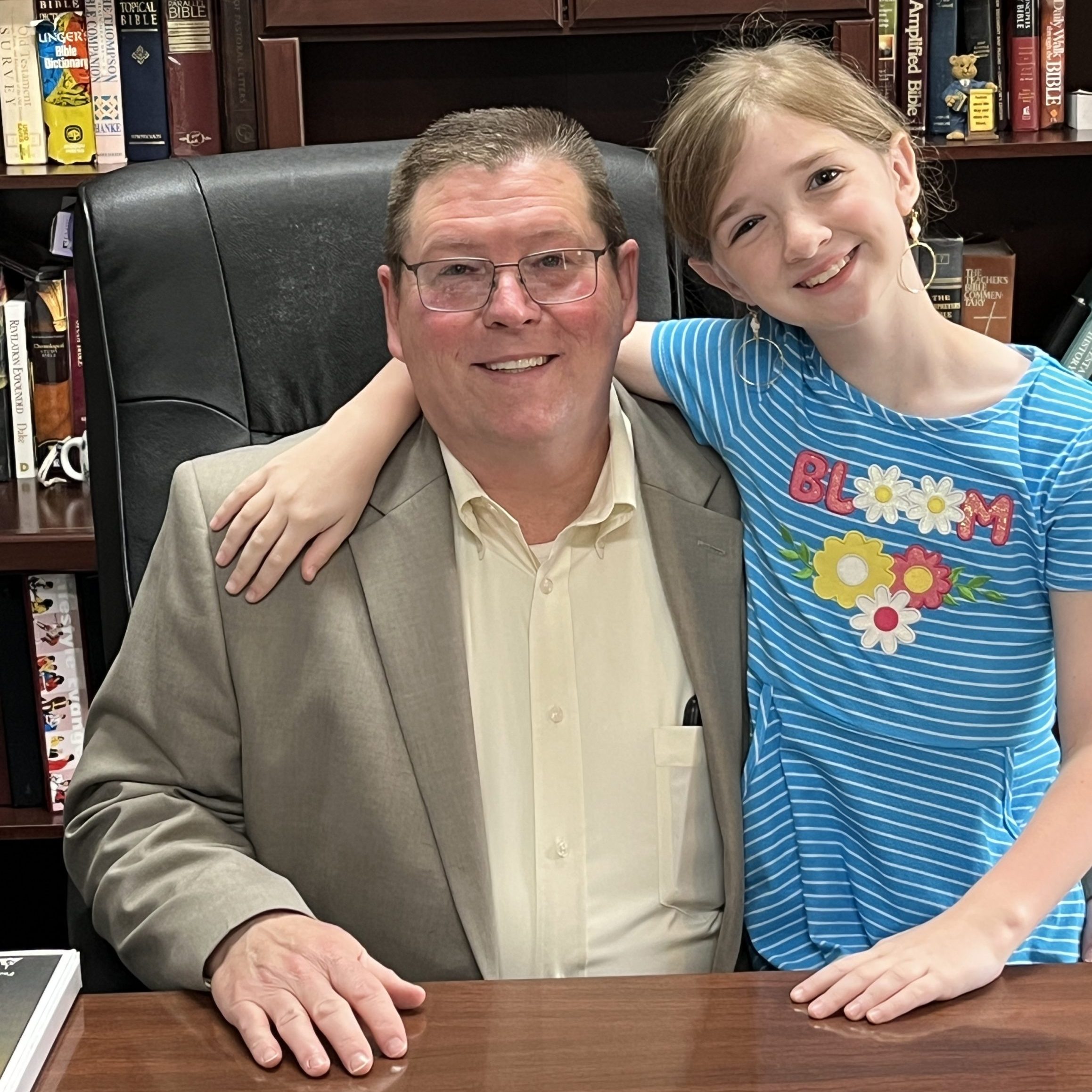 Bro Pace Sophia Crop Pastor Greg Pace and his daughter, Sophia.